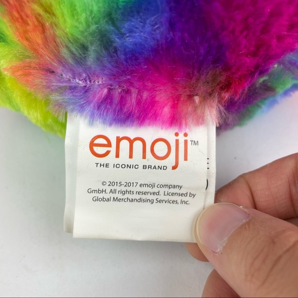 Emoji Colorful Neon Plush Poop Piggy Bank Red Green Soft - Picture 5 of 8